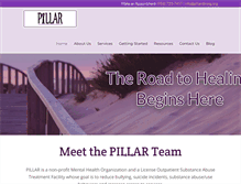 Tablet Screenshot of pillarstrong.org